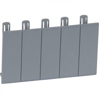 Набор LEGRAND из 5 заглушек для Plexo³ разделяемая R746A серый Набор LEGRAND из 5 заглушек для Plexo³ разделяемая R746A серый