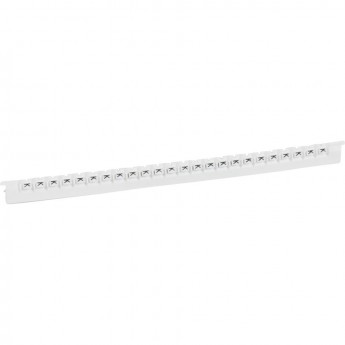 Маркер LEGRAND Memocab ширина 2,3 мм чёрная маркировка на белом фоне заглавная буква K