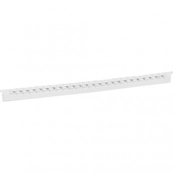 Маркер LEGRAND Memocab ширина 2,3 мм чёрная маркировка на белом фоне заглавная буква P