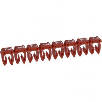 Маркер LEGRAND CAB 3 для кабеля 0,5-1,5 мм² цифра 2 красный