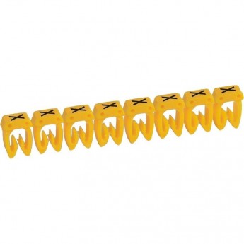 Маркер LEGRAND CAB 3 для кабеля 0,5-1,5 мм² заглавная буква X