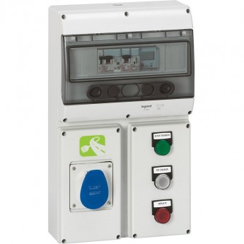 Основание LEGRAND P17 Tempra Pro для лицевых панелей 220x125 рейка 12 модулей (4 розетки 16 A)